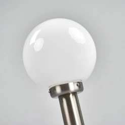 Lindby - Lampe D'extérieur - 1lumière - Acier Inoxydable, Verre - H: 45 Cm - E27 - Acier Inoxydable, Blanc Opale -Glass Vases Boutique de vente 1200x1200 217