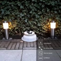 LedKoning Lampe à Piquet Solar Lucifer éclairage De Chemin En Acier Inoxydable à L'énergie Solaire (2 Pièces) -Glass Vases Boutique de vente 1200x1200 243