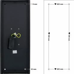 HOFTRONIC Applique Murale LED Alma à 2 Faces - Incl. 2x Lampe E27 Avec Capteur Crépusculaire - Blanc Chaud 3000K - IP44 Idéal Comme éclairage Extérieur - Zwart -Glass Vases Boutique de vente 1200x1200 256