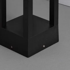 Bussandri Lampe D'extérieur Bussandri - Lampe Sur Pied - LED -10,8x10,8x60cm - Zwart -Glass Vases Boutique de vente 1200x1200 31