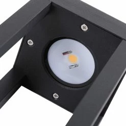 Bussandri Lampe D'extérieur Bussandri - Lampe Sur Pied - LED -10,8x10,8x60cm - Zwart -Glass Vases Boutique de vente 1200x1200 32