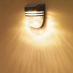 HOFTRONIC - 4x Lampe D'extérieur Solar - Convient Pour Clôture, Façade Et Allée - Avec Interrupteur Crépusculaire - étanche IP65 - 3000K Blanc Chaud - Éclairage De Jardin à L'énergie Solaire -Glass Vases Boutique de vente 1200x1200 343