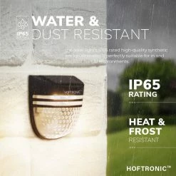 HOFTRONIC - 4x Lampe D'extérieur Solar - Convient Pour Clôture, Façade Et Allée - Avec Interrupteur Crépusculaire - étanche IP65 - 3000K Blanc Chaud - Éclairage De Jardin à L'énergie Solaire -Glass Vases Boutique de vente 1200x1200 349