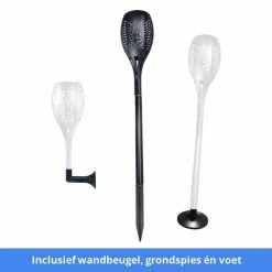 LedKoning Lampe Solaire LED Valeur De La Torche Réglée Avec Capteur Crépusculaire Et Effet De Flamme 20 LedKoning Lampe Solaire LED Valeur De La Torche Réglée Avec Capteur Crépusculaire Et Effet De Flamme -Glass Vases Boutique de vente 1200x1200 357