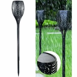 LedKoning Lampe Solaire LED Valeur De La Torche Réglée Avec Capteur Crépusculaire Et Effet De Flamme 24 LedKoning Lampe Solaire LED Valeur De La Torche Réglée Avec Capteur Crépusculaire Et Effet De Flamme -Glass Vases Boutique de vente 1200x1200 361