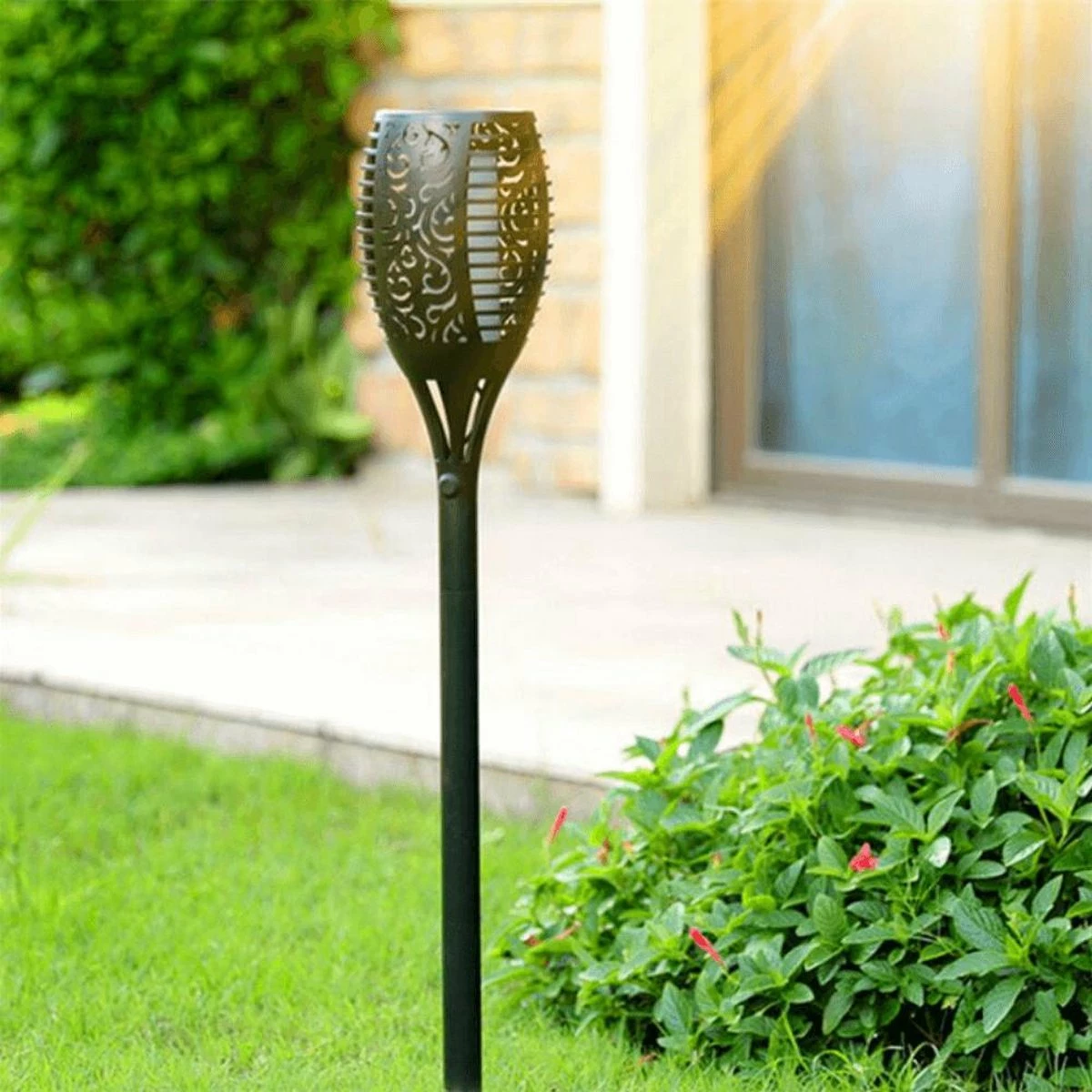 LedKoning Lampe Solaire LED Valeur De La Torche Réglée Avec Capteur Crépusculaire Et Effet De Flamme 11 LedKoning Lampe Solaire LED Valeur De La Torche Réglée Avec Capteur Crépusculaire Et Effet De Flamme – Image 11