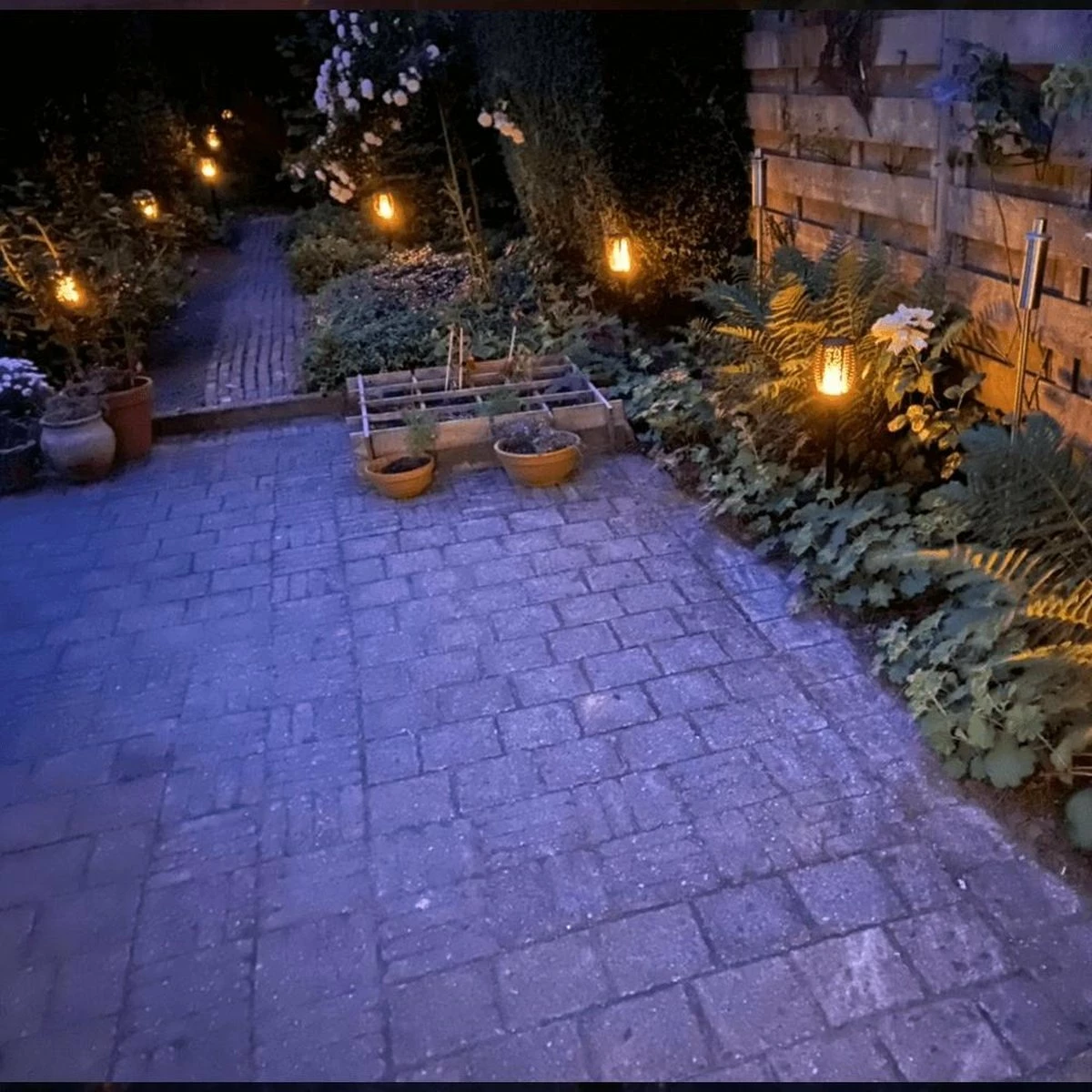 LedKoning Lampe Solaire LED Valeur De La Torche Réglée Avec Capteur Crépusculaire Et Effet De Flamme 12 LedKoning Lampe Solaire LED Valeur De La Torche Réglée Avec Capteur Crépusculaire Et Effet De Flamme – Image 12