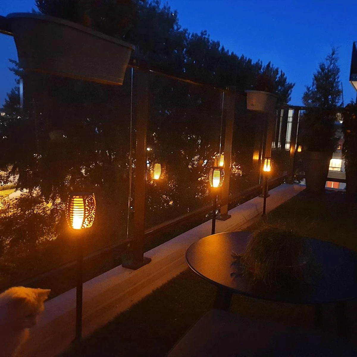 LedKoning Lampe Solaire LED Valeur De La Torche Réglée Avec Capteur Crépusculaire Et Effet De Flamme 13 LedKoning Lampe Solaire LED Valeur De La Torche Réglée Avec Capteur Crépusculaire Et Effet De Flamme – Image 13