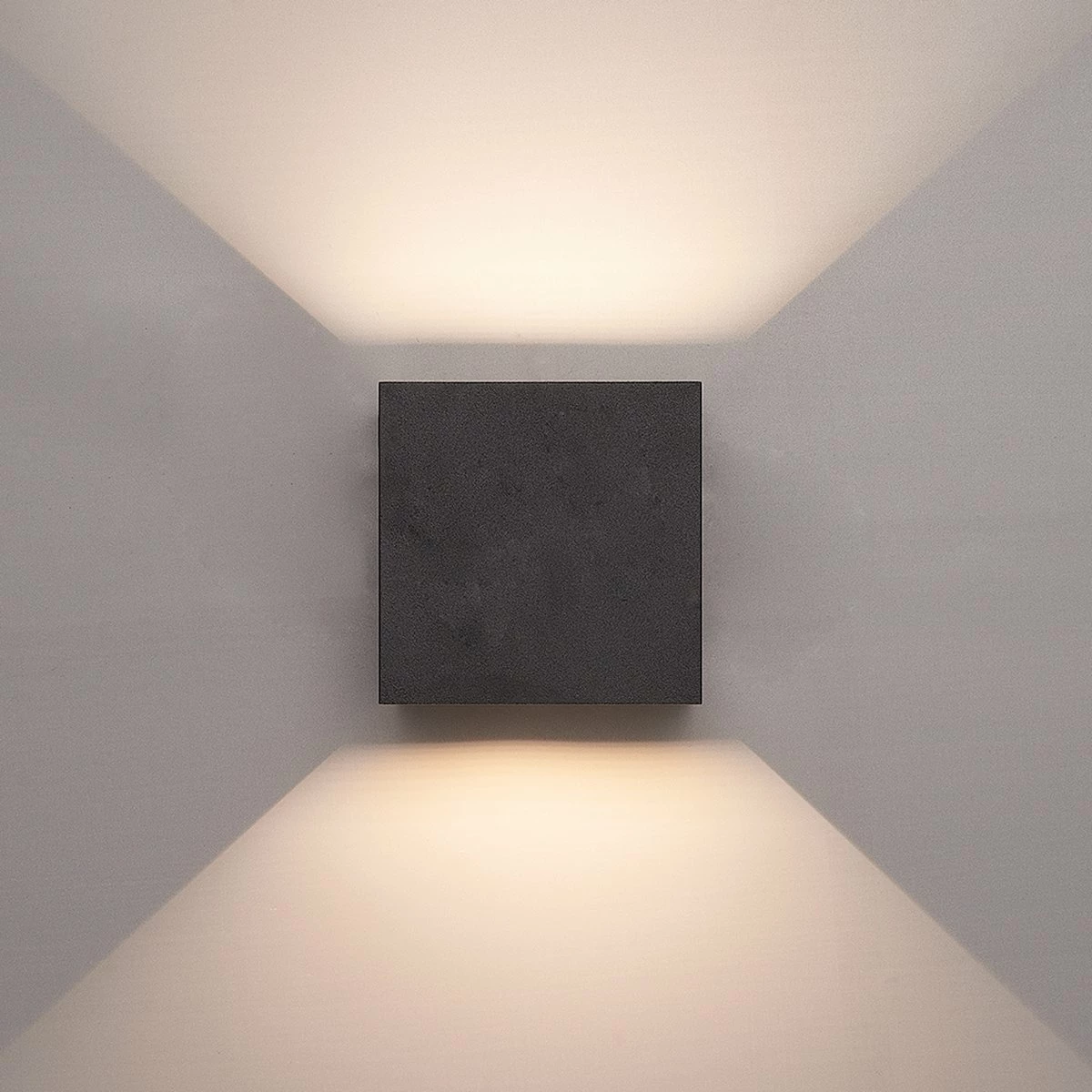 HOFTRONIC™ Lampe D'extérieur / Applique LED Zwart - 3 Pièces - Cube éclairant Des Deux Côtés - IP65 - Cube Kansas - 6 Watt - Lampe Carrée Adaptée à L'intérieur Et à L'extérieur 7 HOFTRONIC™ Lampe D'extérieur / Applique LED Zwart - 3 Pièces - Cube éclairant Des Deux Côtés - IP65 - Cube Kansas - 6 Watt - Lampe Carrée Adaptée à L'intérieur Et à L'extérieur – Image 7