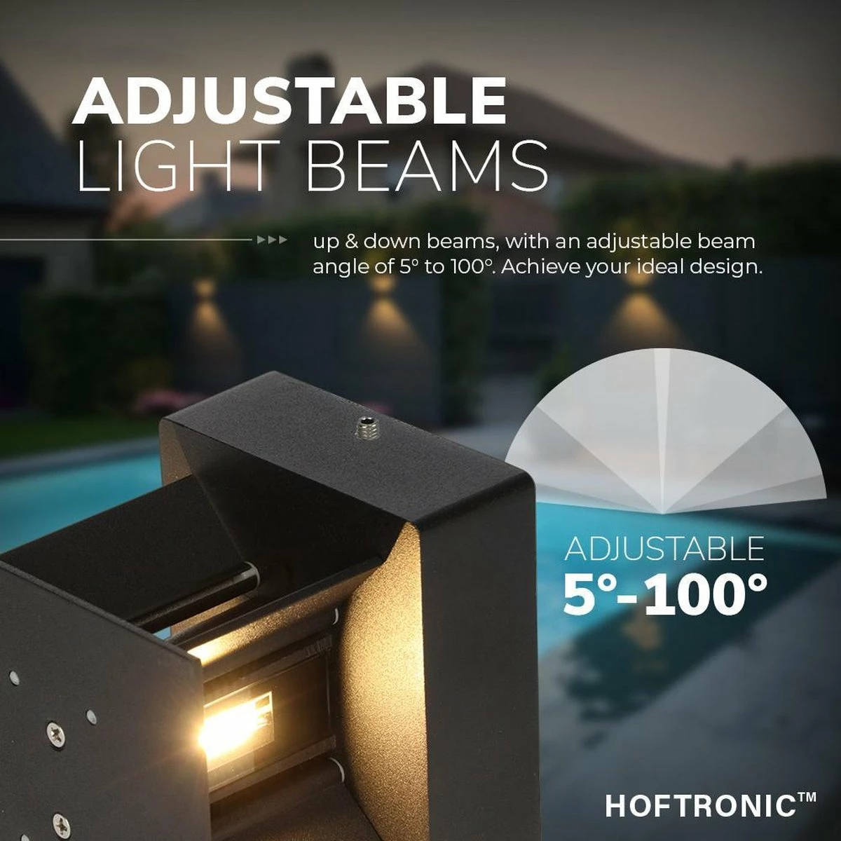 HOFTRONIC™ Lampe D'extérieur / Applique LED Zwart - 3 Pièces - Cube éclairant Des Deux Côtés - IP65 - Cube Kansas - 6 Watt - Lampe Carrée Adaptée à L'intérieur Et à L'extérieur 12 HOFTRONIC™ Lampe D'extérieur / Applique LED Zwart - 3 Pièces - Cube éclairant Des Deux Côtés - IP65 - Cube Kansas - 6 Watt - Lampe Carrée Adaptée à L'intérieur Et à L'extérieur – Image 12