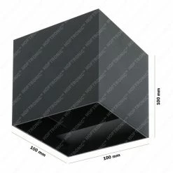 HOFTRONIC™ Lampe D'extérieur / Applique LED Zwart - 3 Pièces - Cube éclairant Des Deux Côtés - IP65 - Cube Kansas - 6 Watt - Lampe Carrée Adaptée à L'intérieur Et à L'extérieur 41 HOFTRONIC™ Lampe D'extérieur / Applique LED Zwart - 3 Pièces - Cube éclairant Des Deux Côtés - IP65 - Cube Kansas - 6 Watt - Lampe Carrée Adaptée à L'intérieur Et à L'extérieur -Glass Vases Boutique de vente 1200x1200 393