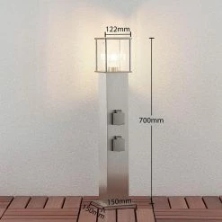 Lindby - Lampe D'extérieur - 1lumière - Acier Inoxydable, Polycarbonate - H: 70 Cm - E27 - Acier Inoxydable, Clair 12 Lindby - Lampe D'extérieur - 1lumière - Acier Inoxydable, Polycarbonate - H: 70 Cm - E27 - Acier Inoxydable, Clair -Glass Vases Boutique de vente 1200x1200 409