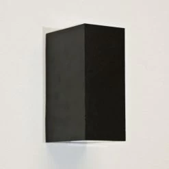 RESKO - Lampe D'extérieur, Applique, Verre, Métal, En Noir, Angulaire, IP44, Lampe GU10 Up And Down, Extérieur, Jardin, Maison, Cour -Glass Vases Boutique de vente 1200x1200 437