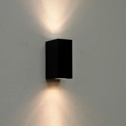 RESKO - Lampe D'extérieur, Applique, Verre, Métal, En Noir, Angulaire, IP44, Lampe GU10 Up And Down, Extérieur, Jardin, Maison, Cour -Glass Vases Boutique de vente 1200x1200 439