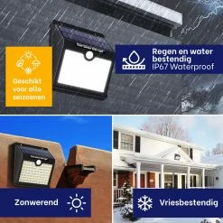 SANS MARQUE Lampe D'extérieur Solar Avec Détecteur De Mouvement - Lumière Wit - Eclairage De Jardin à L'énergie Solaire - Étanche IP65 - 2 Pièces - 97 LED - 2700K - Zwart 18 SANS MARQUE Lampe D'extérieur Solar Avec Détecteur De Mouvement - Lumière Wit - Eclairage De Jardin à L'énergie Solaire - Étanche IP65 - 2 Pièces - 97 LED - 2700K - Zwart -Glass Vases Boutique de vente 1200x1200 450