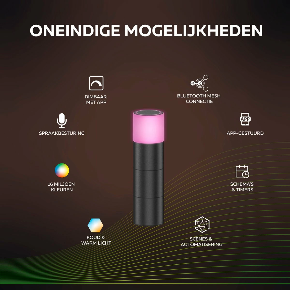 Calex Lampe De Jardin LED Extérieure Intelligente - Lampe Sur Pied Intelligente Avec Application - Lumière RVB Et Blanche Chaude - Spot De Sol Intelligent Pour Jardin - 4W - Noir 5 Calex Lampe De Jardin LED Extérieure Intelligente - Lampe Sur Pied Intelligente Avec Application - Lumière RVB Et Blanche Chaude - Spot De Sol Intelligent Pour Jardin - 4W - Noir – Image 5