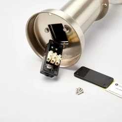 Lindby - Lampe D'extérieur - 1 Lumière - Acier Inoxydable, Verre - H : 40 Cm - E27 - Acier Inoxydable, Opale -Glass Vases Boutique de vente 1200x1200 48