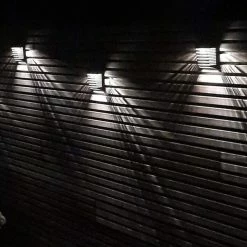 HOFTRONIC Dono - 4x Lampe D'extérieur Solar - Convient Pour Clôture, Façade Et Allée - Avec Interrupteur Crépusculaire - étanche IP65 - 3000K Blanc Chaud - Éclairage De Jardin à L'énergie Solaire -Glass Vases Boutique de vente 1200x1200 518