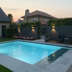 SANS MARQUE HOFTRONIC™ Lampe D'extérieur / Applique LED Zwart - Cube éclairé Des Deux Côtés - IP54 - Cube Kansas - 6 Watt - Lampe Carrée Adaptée à L'intérieur Et à L'extérieur -Glass Vases Boutique de vente 1200x1200 546