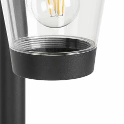 QAZQA Joren - Lampe D'extérieur Sur Pied Moderne | Lampadaire D'extérieur - 1 Lumière - H 100 Cm - Zwart - Éclairage Extérieur -Glass Vases Boutique de vente 1200x1200 580