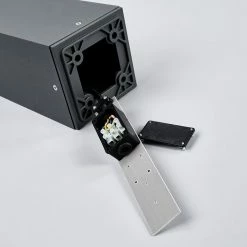 Lucande - Lampe D'extérieur Avec Capteur - 1 Lumière - Aluminium Moulé Sous Pression, Verre - H : 65 Cm - E27 - Gris Graphite, Clair -Glass Vases Boutique de vente 1200x1200 598