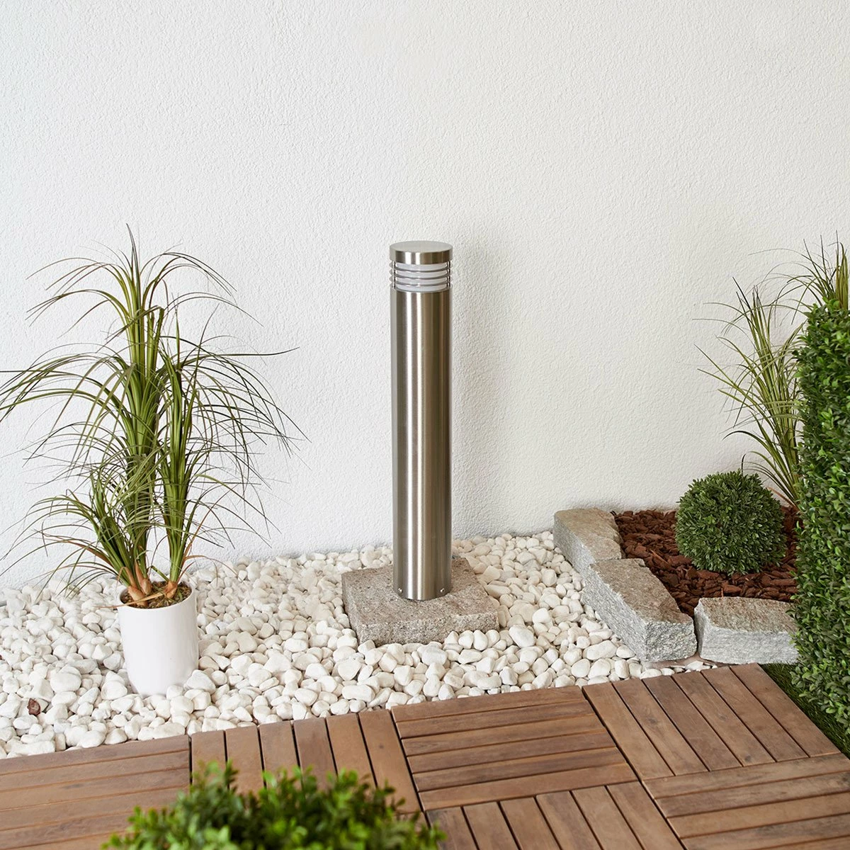 Arcchio - Lampe D'extérieur - 1 Lumière - Acier Inoxydable - H : 60 Cm - E27 - Acier Inoxydable 3 Arcchio - Lampe D'extérieur - 1 Lumière - Acier Inoxydable - H : 60 Cm - E27 - Acier Inoxydable – Image 3