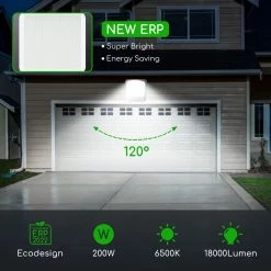 Aigostar Lampe D'extérieur Noire | LED 200W=1800W Projecteur | Blanc Lumière Du Jour 6500K - Angle De Faisceau 120° | étanche IP65 14 Aigostar Lampe D'extérieur Noire | LED 200W=1800W Projecteur | Blanc Lumière Du Jour 6500K - Angle De Faisceau 120° | étanche IP65 -Glass Vases Boutique de vente 1200x1200 603