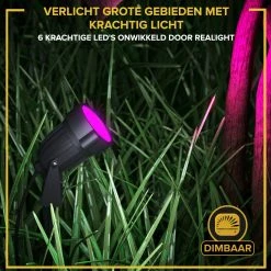Realight Eclairage De Jardin LED RGB - Spots De Jardin - Lampes D'extérieur - Eclairage Extérieur Applique - Lampe D'extérieur - 1 Pièce -Glass Vases Boutique de vente 1200x1200 61
