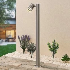 Lindby - Lampe D'extérieur - 1lumière - Acier Inoxydable, Verre - H: 75 Cm - GU10 - Acier Inoxydable -Glass Vases Boutique de vente 1200x1200 622