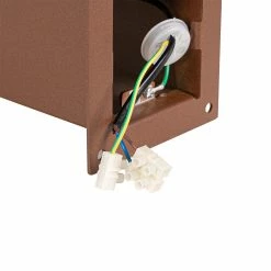 QAZQA Danemark - Lampe D'extérieur Sur Pied Industrielle | Lampadaire D'extérieur - 1 Lumière - H 30 Cm - Brun Rouille - Industriel - Éclairage Extérieur -Glass Vases Boutique de vente 1200x1200 640