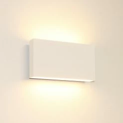 Artdelight - Applique Box - Wit - 2x LED 4W 2700K - IP54 - Dimmable> Applique à L'intérieur | Applique Extérieure | Applique Blanche | Applique | Lampe à LED -Glass Vases Boutique de vente 1200x1200 658