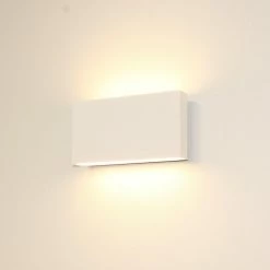 Artdelight - Applique Box - Wit - 2x LED 4W 2700K - IP54 - Dimmable> Applique à L'intérieur | Applique Extérieure | Applique Blanche | Applique | Lampe à LED -Glass Vases Boutique de vente 1200x1200 659