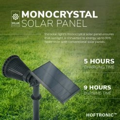 HOFTRONIC Bend - Spot Solar LED - 6000K - Blanc Lumière Du Jour - Etanche IP65 - Spot De Jardin Lampe D'extérieur Spot Au Sol à énergie Solaire 13 HOFTRONIC Bend - Spot Solar LED - 6000K - Blanc Lumière Du Jour - Etanche IP65 - Spot De Jardin Lampe D'extérieur Spot Au Sol à énergie Solaire -Glass Vases Boutique de vente 1200x1200 661