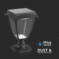 V-tac VT-983 Sevilla Solar Piédestal - Énergie Solaire - Lampe LED - 2 Couleurs De Lumière -Glass Vases Boutique de vente 1200x1200 689