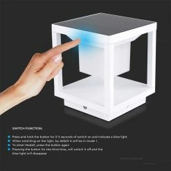 V-tac VT-11022 Lampe Solaire De Jardin à Led - Socle - Blanc - 3000K -Glass Vases Boutique de vente 1200x1200 716