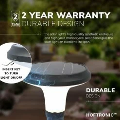 6x HOFTRONIC Layton - Éclairage De Chemin De Lampe Solar à LED 4.5W 3000K IP65 Brûle 12 Heures Sur Une Charge De Batterie - Éclairage De Jardin à L'énergie Solaire Lampe D'extérieur Solar -Glass Vases Boutique de vente 1200x1200 727