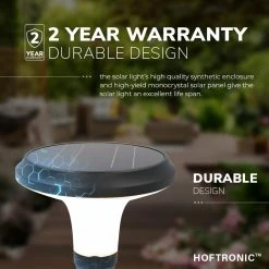 6x HOFTRONIC Layton - Éclairage De Chemin De Lampe Solar à LED 4.5W 3000K IP65 Brûle 12 Heures Sur Une Charge De Batterie - Éclairage De Jardin à L'énergie Solaire Lampe D'extérieur Solar -Glass Vases Boutique de vente 1200x1200 728