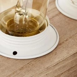 Lampe De Table Brilliant "Whitewood" 4 Lumières Bois / Blanc -Glass Vases Boutique de vente 1200x1200 745