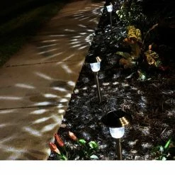 SANS MARQUE TDR - Lampe à Gazon Solar - Acier Inoxydable - Éclairage De Jardin Extérieur étanche - 4 PIECES PAR ENSEMBLE - Lumière Noire Et Blanche -Glass Vases Boutique de vente 1200x1200 753