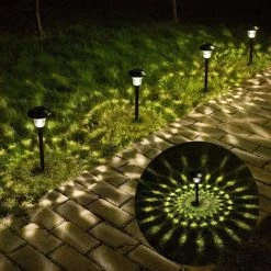 SANS MARQUE TDR - Lampe à Gazon Solar - Acier Inoxydable - Éclairage De Jardin Extérieur étanche - 4 PIECES PAR ENSEMBLE - Lumière Noire Et Blanche -Glass Vases Boutique de vente 1200x1200 754