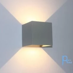Quick Retail Applique LED - Lampe D'extérieur - Éclairage Extérieur Extérieur - Éclairage LED étanche - Vente Quick - Grijs