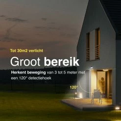 Lampe D'extérieur Vivid Green Solar Avec Détecteur De Mouvement 208 LED - Applique à énergie Solaire - Eclairage De Jardin - Etanche - Avec Capteur - Lampe - Zwart -Glass Vases Boutique de vente 1200x1200 801