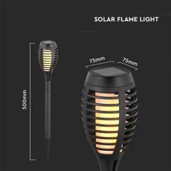 V-tac 8-PACK Youth Fire LED Lampe Solaire Lampe Torche De Jardin Avec Effet De Flamme Avec Capteur Crépusculaire 2200K IP44 (50cm) 15 V-tac 8-PACK Youth Fire LED Lampe Solaire Lampe Torche De Jardin Avec Effet De Flamme Avec Capteur Crépusculaire 2200K IP44 (50cm) -Glass Vases Boutique de vente 1200x1200 81