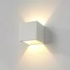 Artdelight - Applique Cube - Wit - LED 6W 2700K - IP54 - Dimmable> Applique à L'intérieur | Applique Extérieure | Applique Blanche | Applique | Lampe à LED