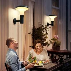 HOFTRONIC Stuart - LED Solar Applique Murale Extérieure 4.5W 3000K IP65 Brûlures à 12 Heures Sur Une Charge - L' éclairage De Jardin Solaire Solar Lampe Extérieure -Glass Vases Boutique de vente 1200x1200 867