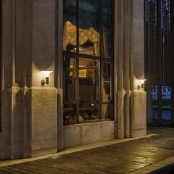 HOFTRONIC Stuart - LED Solar Applique Murale Extérieure 4.5W 3000K IP65 Brûlures à 12 Heures Sur Une Charge - L' éclairage De Jardin Solaire Solar Lampe Extérieure -Glass Vases Boutique de vente 1200x1200 868