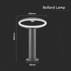 Lightexpert V- TAC - Salem LED Lampe D'extérieur Sur Pied Moderne Anthracite 9 Watt 4000K IP54 30 Cm Lampadaire Eclairage Allée De Jardin Eclairage Abri Voiture -Glass Vases Boutique de vente 1200x1200 880