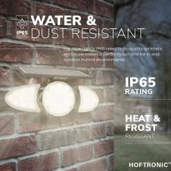 HOFTRONIC Fulco - Applique Solar LED - Détecteur De Mouvement Et Interrupteur Crépusculaire - 6000K Blanc Clair - Lampe D'extérieur Solaire - Wintersolar -Glass Vases Boutique de vente 1200x1200 885