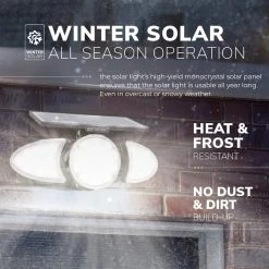 HOFTRONIC Fulco - Applique Solar LED - Détecteur De Mouvement Et Interrupteur Crépusculaire - 6000K Blanc Clair - Lampe D'extérieur Solaire - Wintersolar -Glass Vases Boutique de vente 1200x1200 886