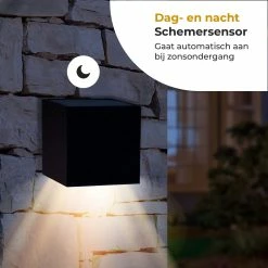 Luminize Éclairage Solar De Jardin Avec Capteur Crépusculaire - 2 Pièces - Lampe D'extérieur Avec Capteur Jour Et Nuit - Lampes De Clôture -Glass Vases Boutique de vente 1200x1200 906